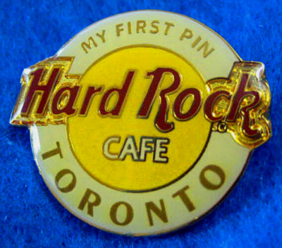 Toronto Pin TORONTO CANADA ORIGINAL MY FIRST PIN SERIES ROUND LOGO Hard Rock Cafe ...