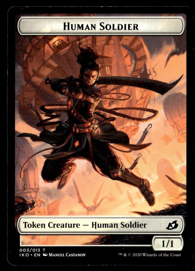 2020 Ikoria: Lair of Behemoths Tokens Human Soldier Token/Common #3