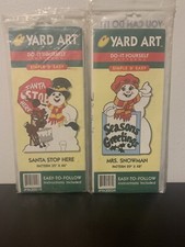 yard art do it yourself patterns YA30019/YA30034 2 New
