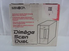 Minolta Dimage Scan Dual Model F-2400 35mm Digital Film Slide Scanner NEW in Box