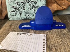 Fiskars Heart Edge Border Punch Scrapbooking Paper Crafters Journals