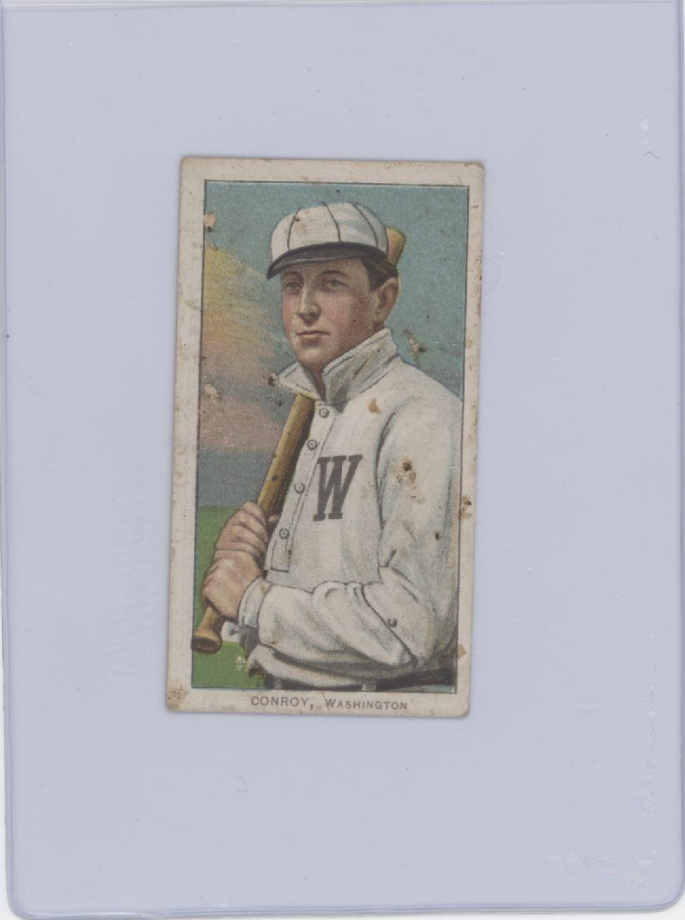 1909-11 Polar Bear T206 WID CONROY (Tobacco Stains)