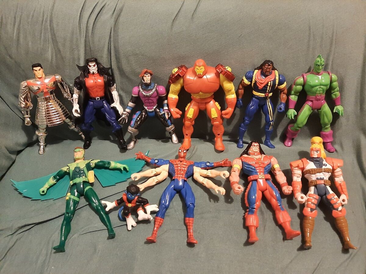 Vintage 1990s 90s Kenner Toy Biz Action Figures X-men/Marvel Vintage 1990s 90s Kenner Toy Biz Action Figures X-men/Marvel