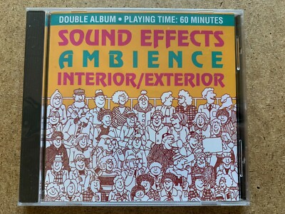 SOUND EFFECTS AMBIENCE INTERIOR EXTERIOR CD NEW & SEALED