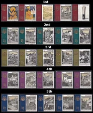 Greece 2008 Mount Athos Historical Beginning Monasteries Complete Year sets MNH