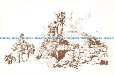 D144394 Auenland Postkarten Serie 1. Microcosm. 1806. William Henry Pyne. Nr. 9. Bu