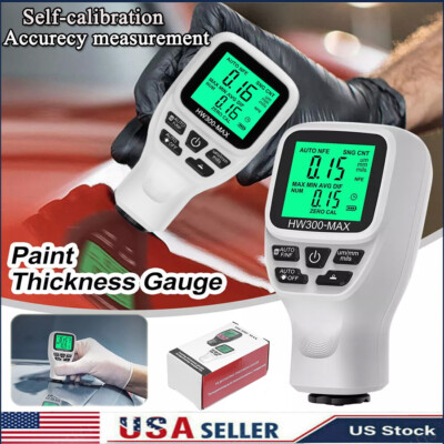 Coating Thickness Gauge Meter 0-2000UM Car Paint Film Thickness Tester for Car