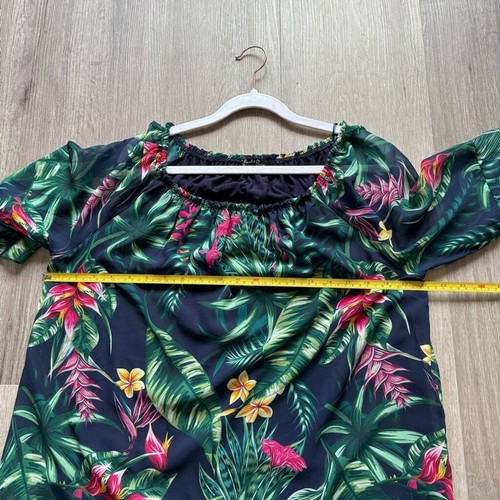 CHARLIE B Green Ruffled Flutter Sleeve Blouse - Picture 8 of 8