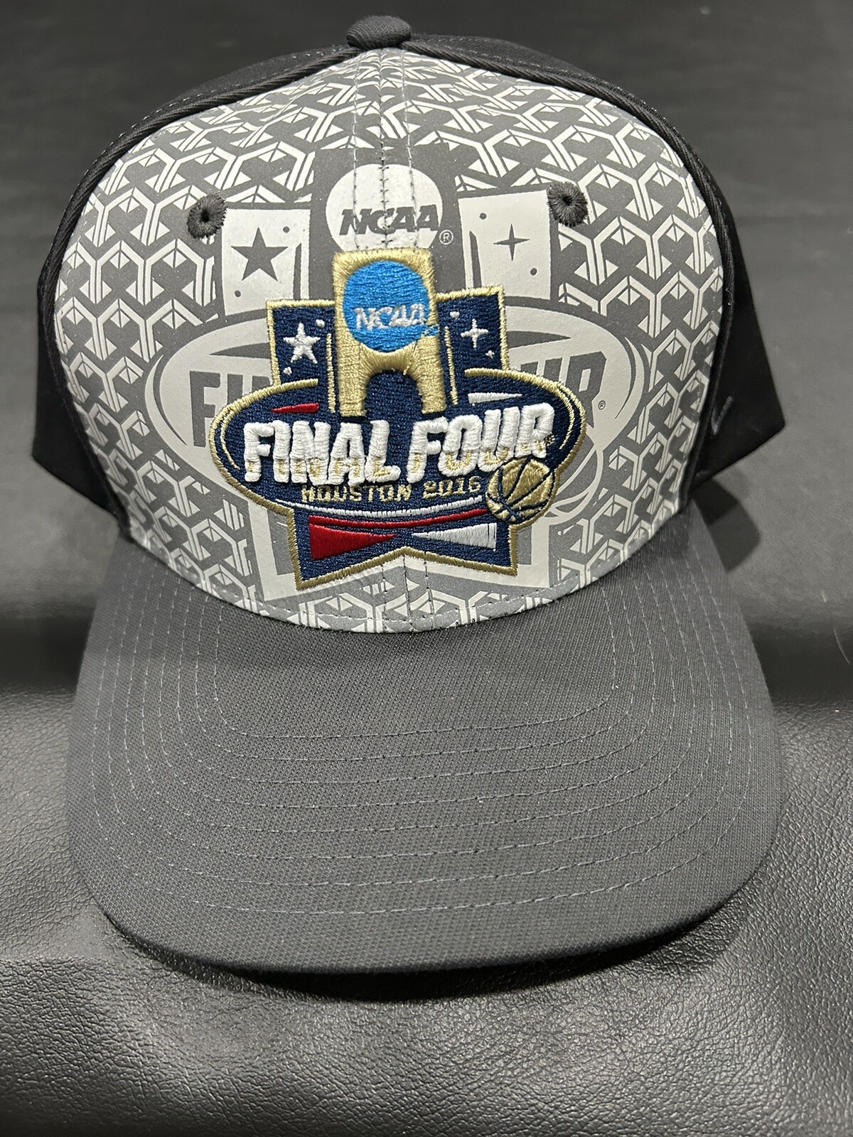 2016 NCAA FINAL FOUR Snap Back Hat. Black/Gray/Blue. Houston TX! Villanova Wins!