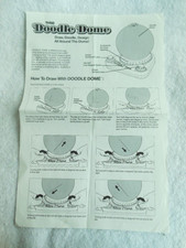 Vintage Tyco Doodle Doom Instruction Sheet
