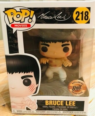 NEW Funko Pop Movies #218 Bruce Lee Bait Exclusive White Pants