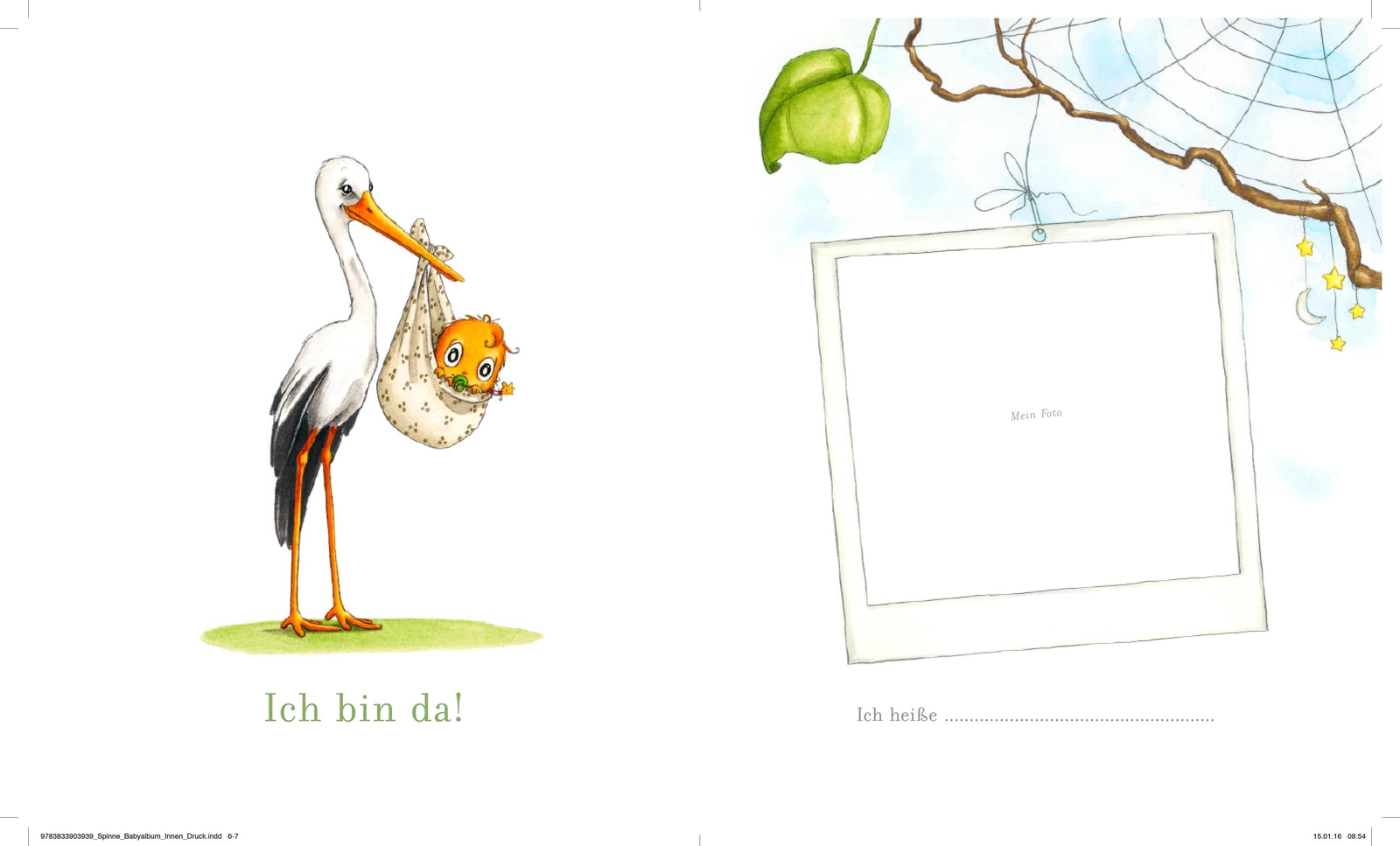 Thumbnail - Die Kleine Spinne Widerlich. Mein Babyalbum | Diana Amft | Deutsch |
