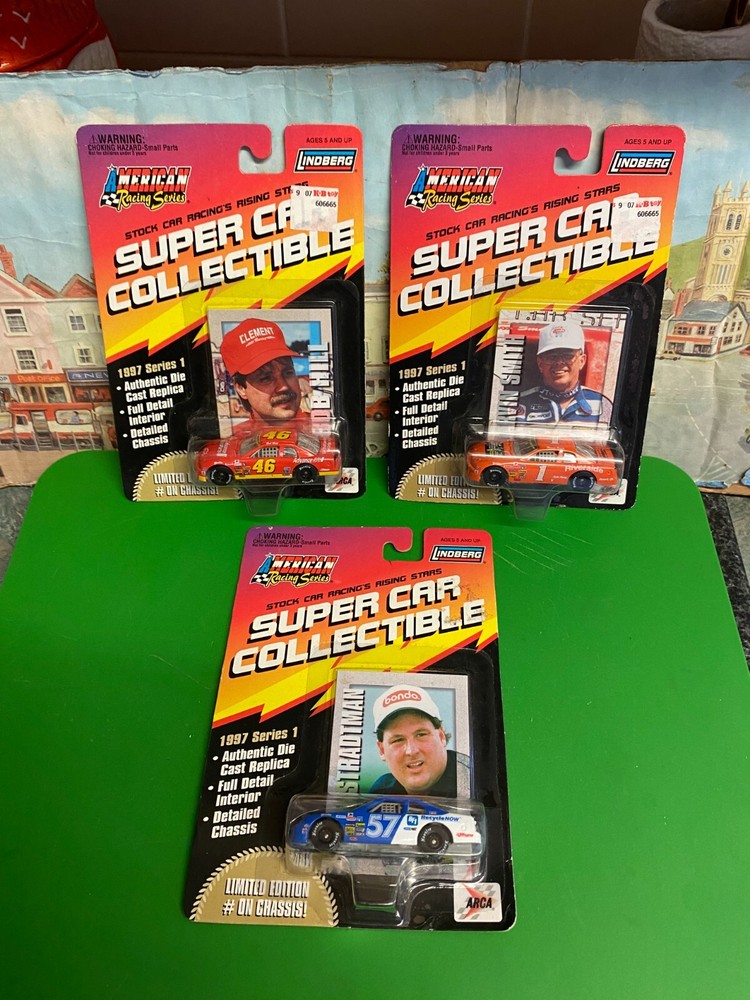 American Racing Series 1:64 scale STOCK CARS 1997 Series 1 die cast model cars