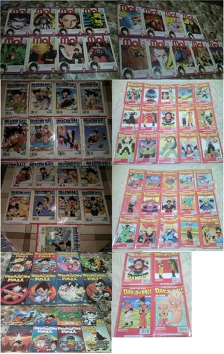 1 comic o manga dragon ball serie blanca o roja, dragon fall o mai