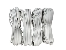 Crystal Vision CVT30F1P 30ft HD Wireless Camera Power Extension Cable 4Pk OB