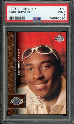 コービー・ブライアント 1996 Upper Deck RC PSA 9 1996 Upper Deck Basketball #58 Kobe Bryant PSA 9 | eBay