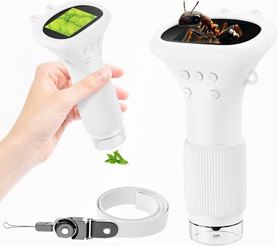 Digital Kids Microscope Pocket Handheld Microscope Camera w/2'' Inch Screen