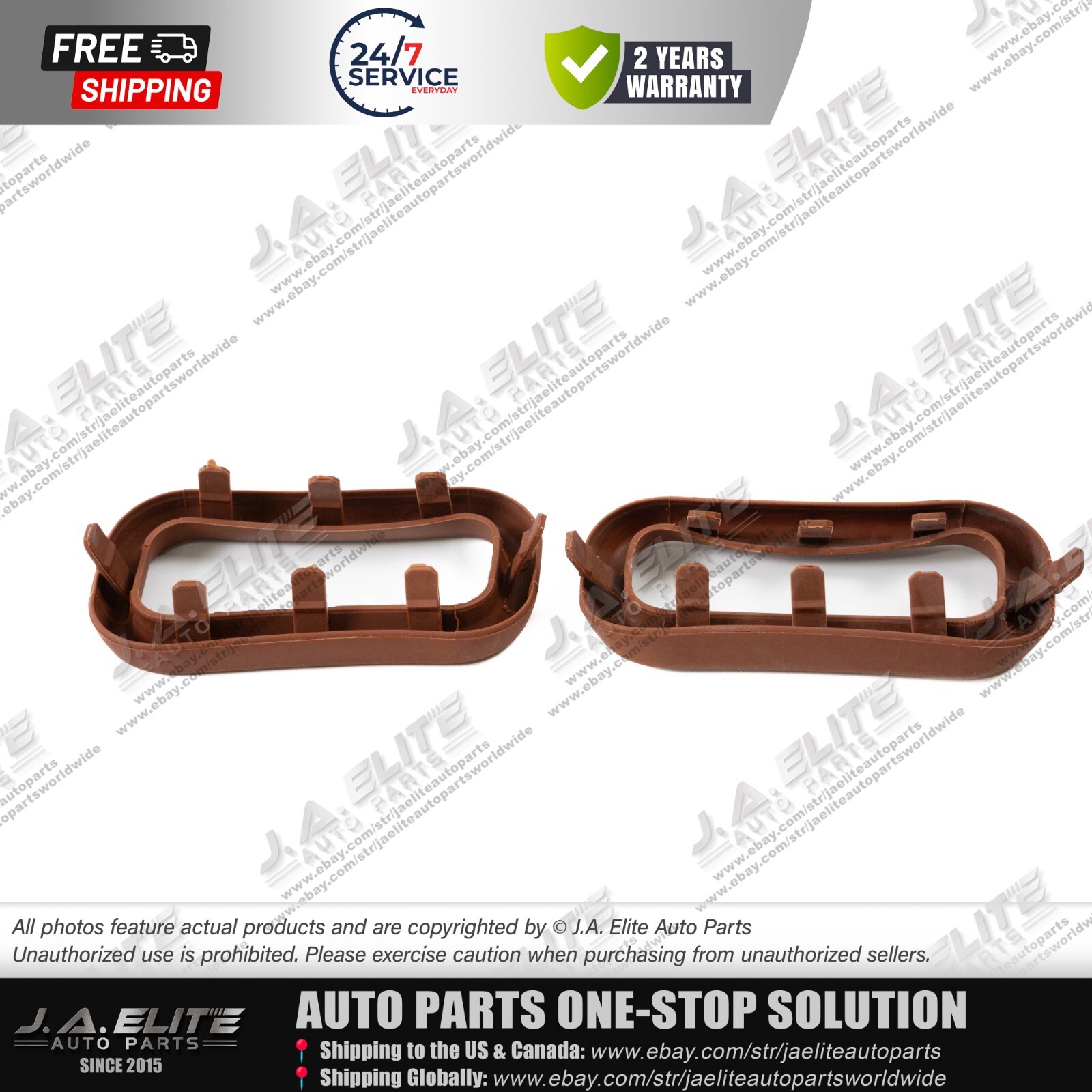 2pcs Genuine Dashboard Panel Gaskets for Maserati Quattroporte(2013+) 673002029