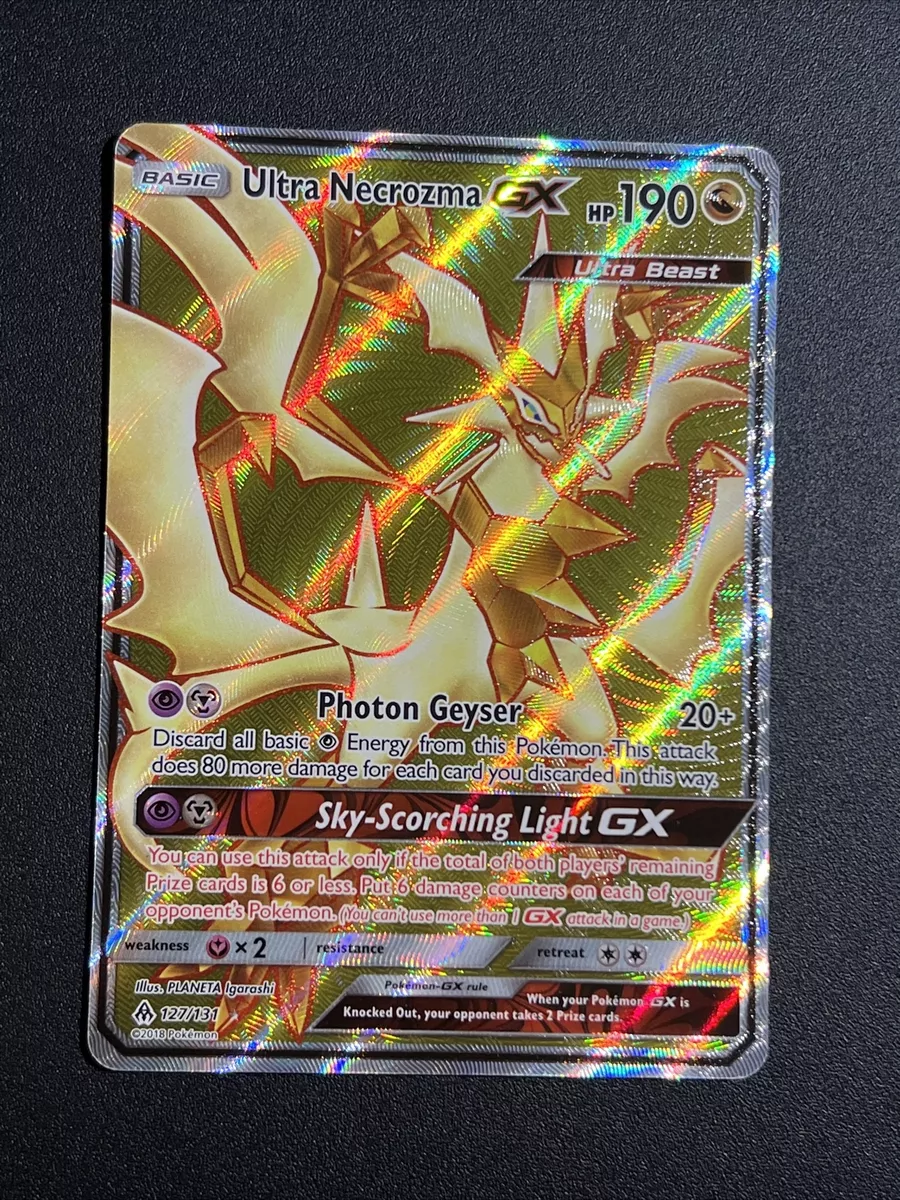 Ultra Necrozma GX - Forbidden Light Pokémon card 127/131