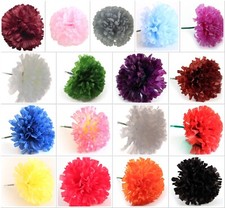 CARNATION PICKS FUNERAL FLORIST TRIBUTE WEDDING CORSAGE PICK FLOWER SILK FLOWERS