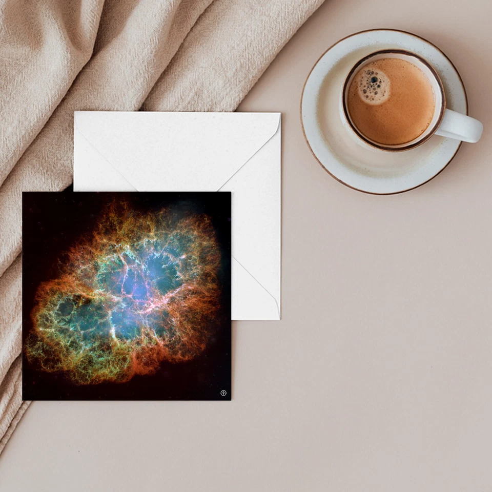 Space Art Greeting Card - The Crab - Birthday, Xmas, Fathers Day Card - Image 2 of 3