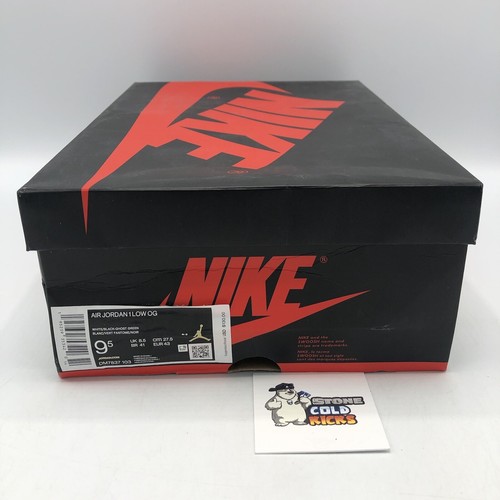 Nike Air Jordan 1 Retro Low White Ghost Green DM7837-103 Size 9.5 Chicago Bred I - Picture 10 of 10