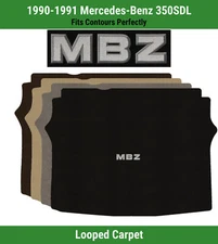Lloyd Classic Loop Trunk Mat for '90-91 Mercedes-Benz 350SDL w/MBZ Applique
