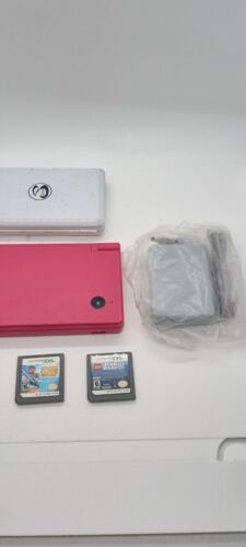 Nintendo DSi Pink Handheld System With 3 Games - Picture 2 of 15