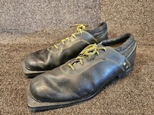 Vintage Haugen of Norway Cross Country Ski Boots Black Size 14.5