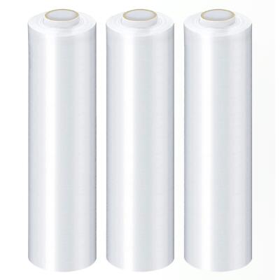 18'' x 1500' 90 Gauge 4 Rolls Pallet Wrap Stretch Film Hand Shrink Wrap 1500FT