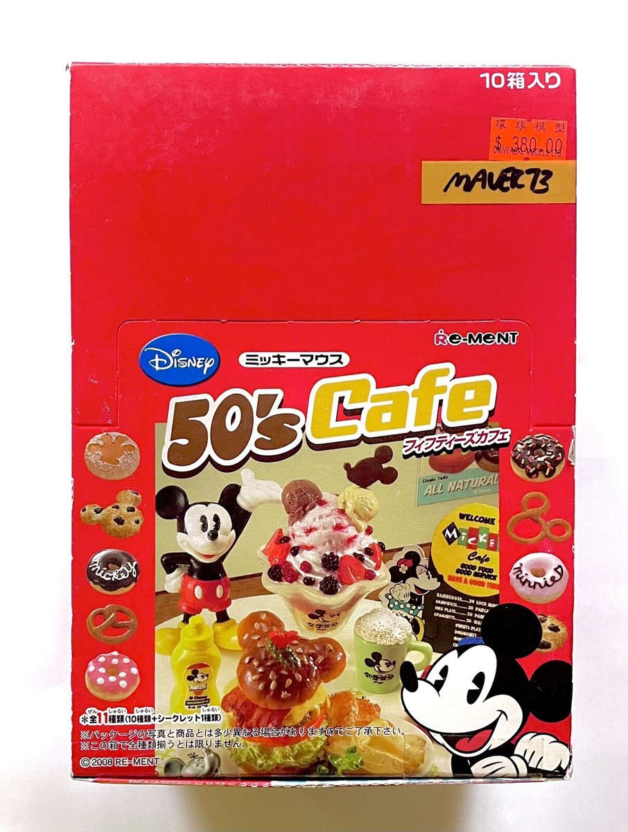 ディズニー リーメント 50’s Cafe RARE 2008 Re-Ment Disney Mickey Mouse 50's Café Full Set of