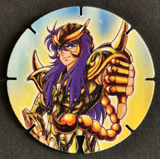 FLY TAZO SAINT SEIYA VOL. I DKV #28 SCORPIO MILO GOLD CLOTH 2021 PERU Pogs