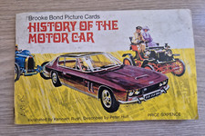 Brooke Bond History of The Motor Car Tea Picture Cards Album Complete