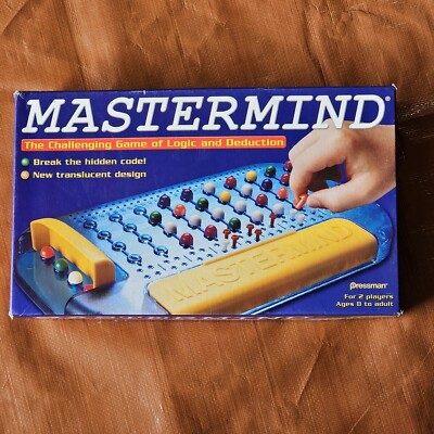 Vintage 2002 MASTERMIND Board Game By Pressman 