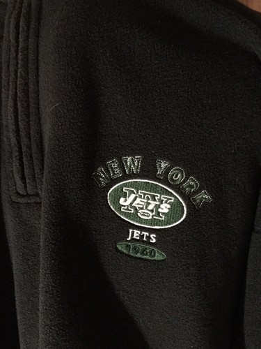 New York Jets -1960 NFL Jacket -Men’s Size Extra Large- Black Polyester Pullover - Picture 3 of 7
