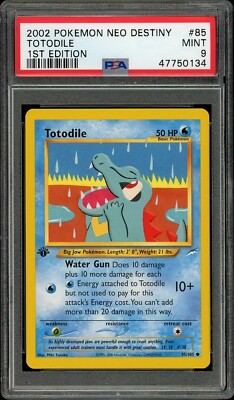 Pokemon Carta Collezionabile - Totodile (85) - Set Neo Destiny, Edizione Unlimited, Rarità Comune