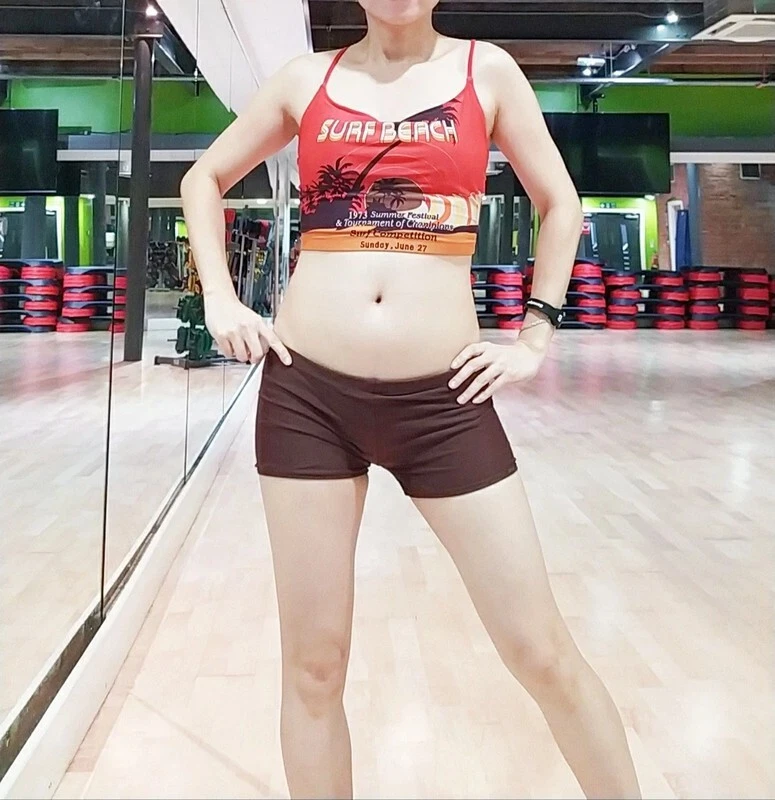 Shorts and hotsell sports bra swimsuit