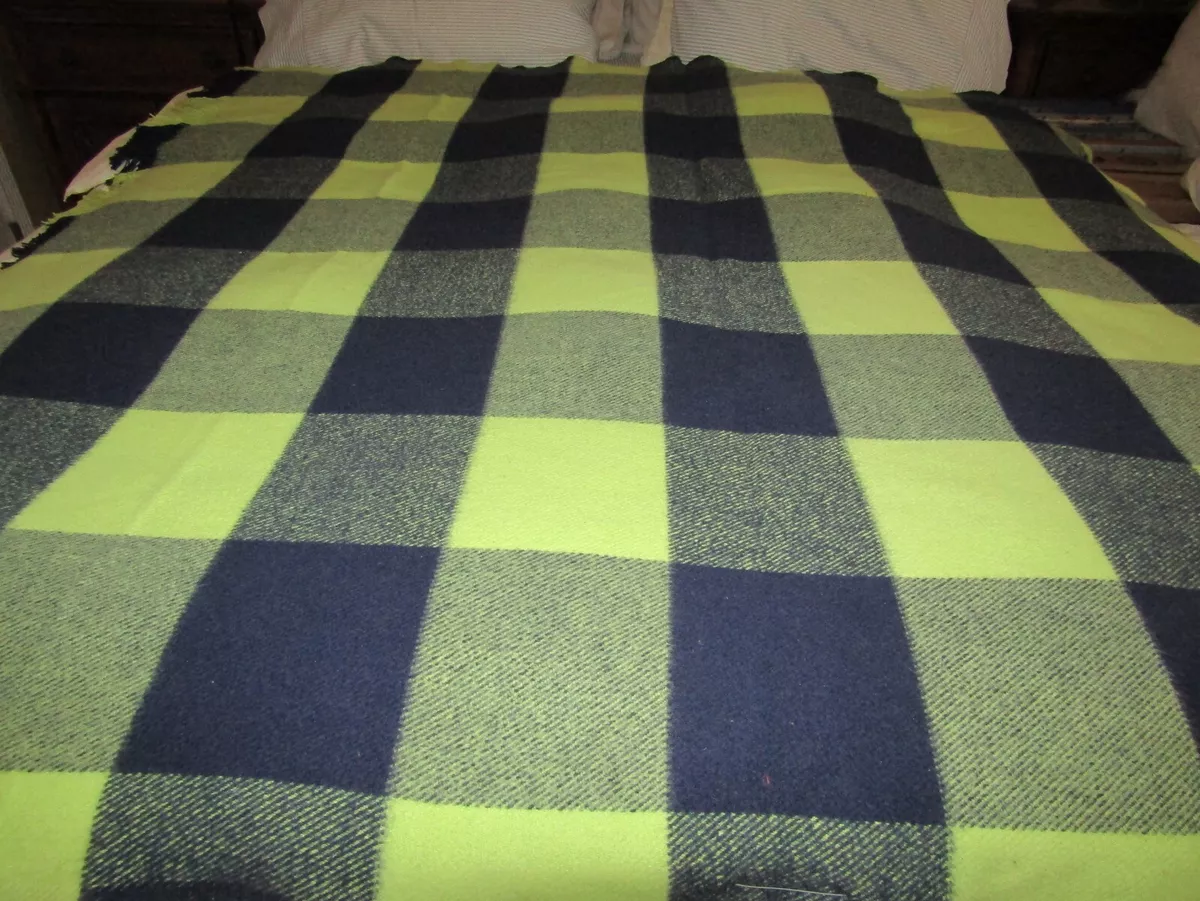 Navy check throw new arrivals