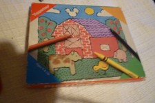 Tupperware 1990 Tuppertoys Picture Plates Set of 6 Good Condition