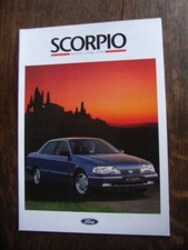 Ford Scorpio Modelljahr 1992 CLX, GLX, GLX 4x4, Ghia, Ghia 24V Prospekt D,2.1992