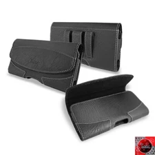 For Samsung Galaxy A02S/A12/A32/A52/A72 Holder Belt Clip Pouch Leather Case