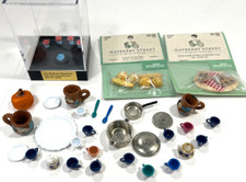 LOT OF 1:12 Dollhouse Miniature Food And Cookware - preowned