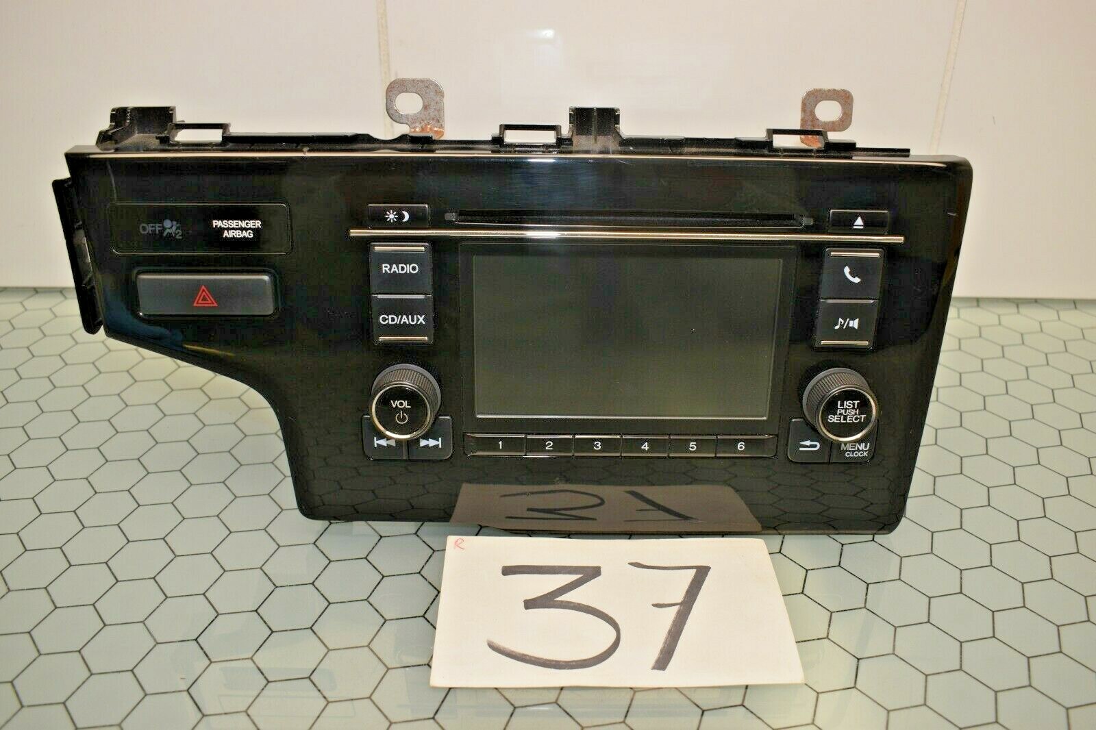 2015 2016 2017 Honda Fit Radio Stereo CD Player Display Screen Used #37-R
