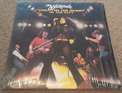 Whitesnake: Live.... In The Heart Of The City 1980 Mirage Vinyl VG+ Shrink Rock 