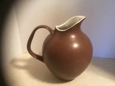Large Vtg. MCM Rare Pottery Eva Zeisel Hall Casual Living Water Pitcher 1950’s