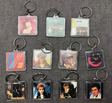 11 Different Vintage DURAN DURAN Keychains - Early 1980's Tritec Music Limited