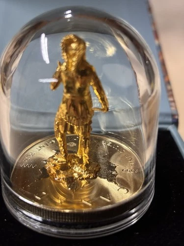 Land Of A Thousand Lakes Gold Gilded Maple Coin