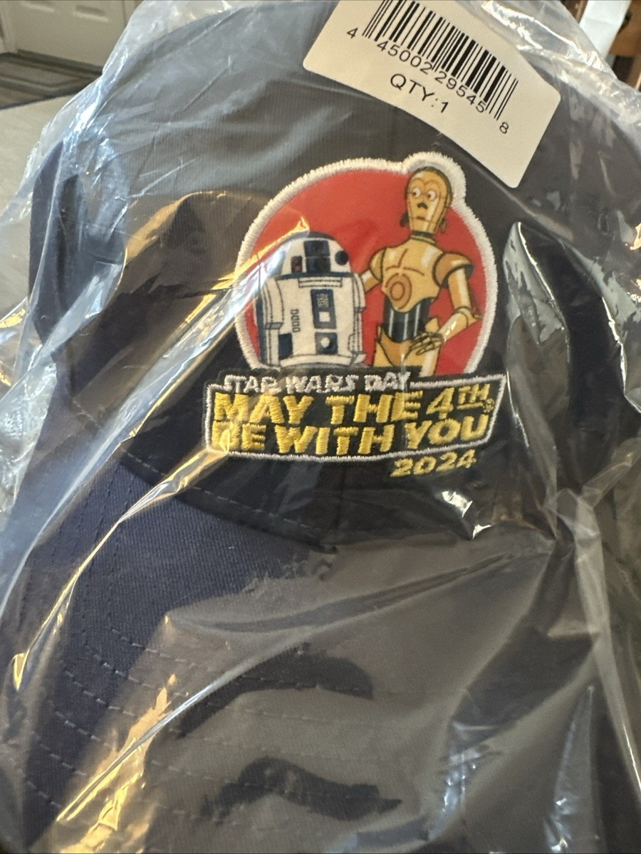 2024 Disney Parks Star Wars R2-D2 C-3PO May the 4th Be With You Adult Hat Cap 2024 Disney Parks Star Wars R2-D2 C-3PO May the 4th Be With  main image 2