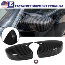 2pcs For Infiniti G25 G37 Q40 Q60 2009-2015 Abs Door Side Mirror Cover Caps Trim