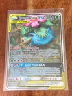 Venusaur & Snivy GX SM229 Sun & Moon Tag Team Alt Art Promo Pokemon Card